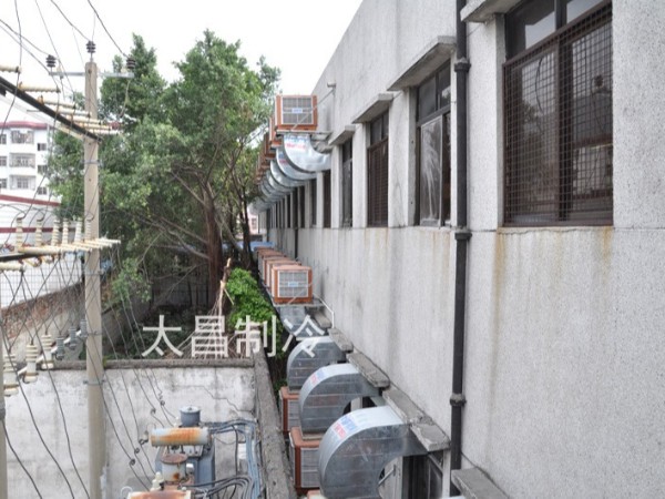 湖北某家五金厂环保空调通风降温案例