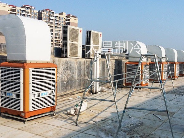 润东方环保空调一次性解决厂房车间通风降温问题