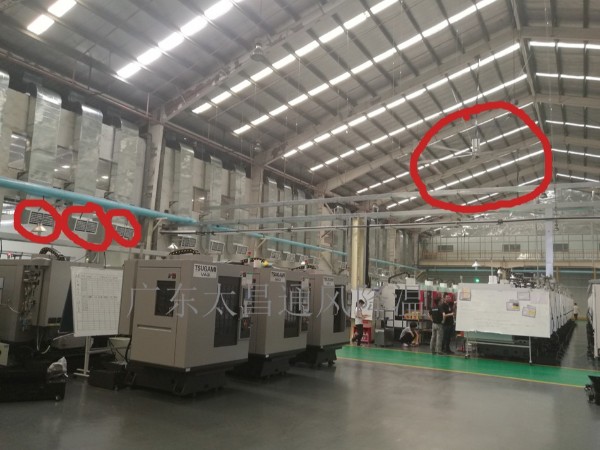 适用于高大厂房通风降温设备 扇机组合
