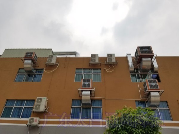 深圳车间通风降温工程 超省钱的降温解决方案 蒸发式冷气机厂家