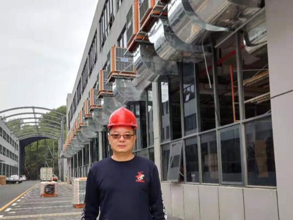 厂房车间安装蒸发式冷风机 改善工作环境